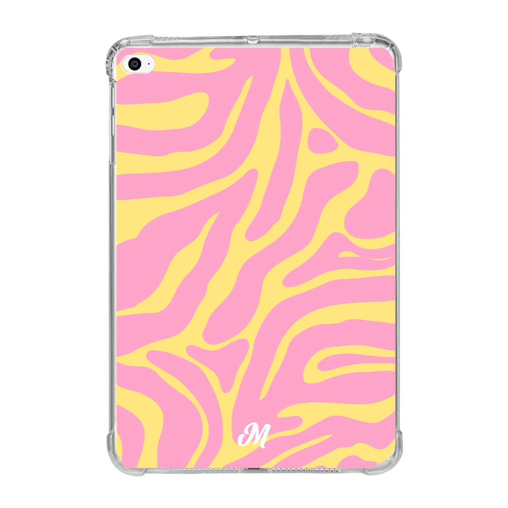 Lineas rosa y amarillo iPad Case - Mandala Cases