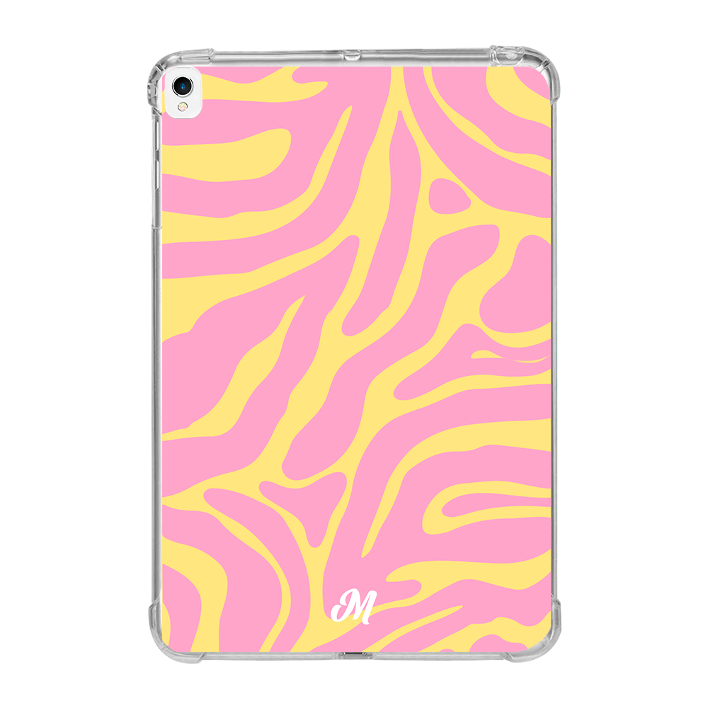 Lineas rosa y amarillo iPad Case - Mandala Cases
