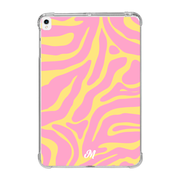 Lineas rosa y amarillo iPad Case - Mandala Cases