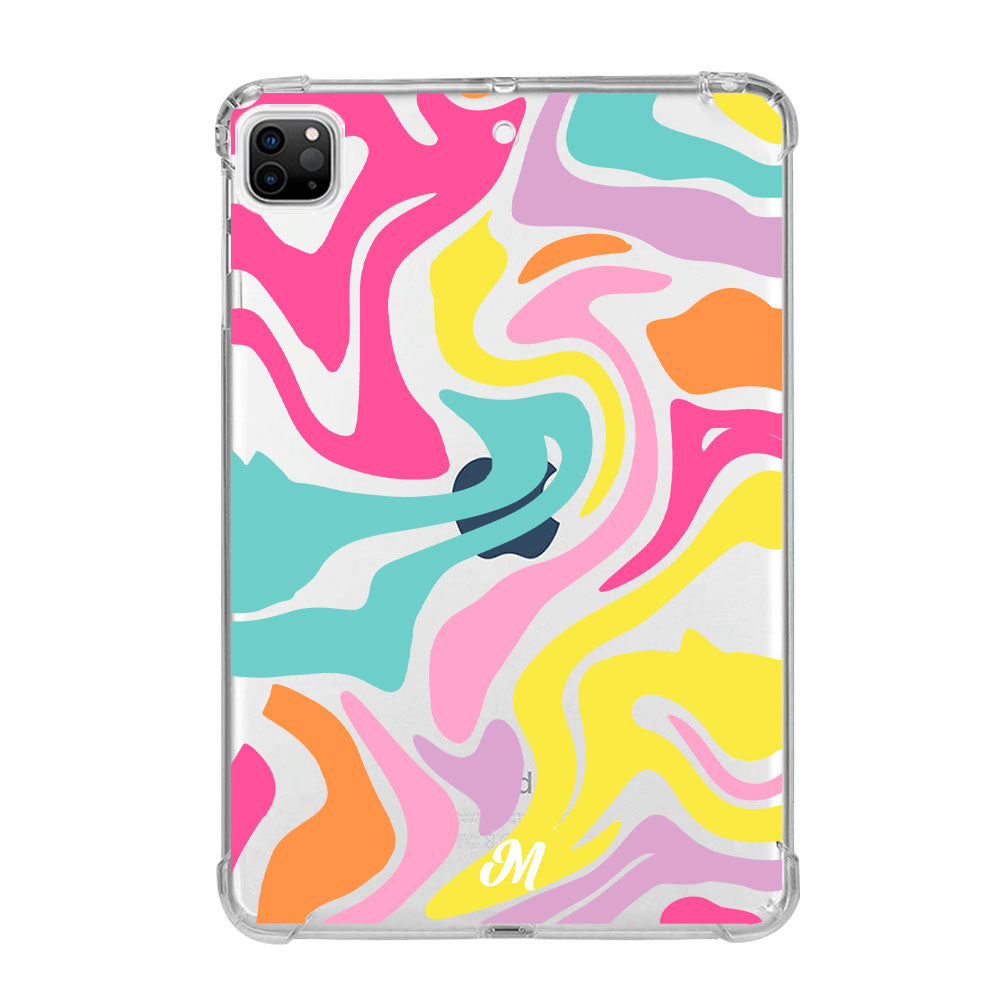 Color lines iPad Case - Mandala Cases