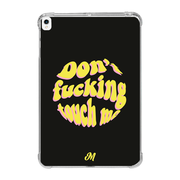 Don't fucking touch me amarillo iPad Case - Mandala Cases