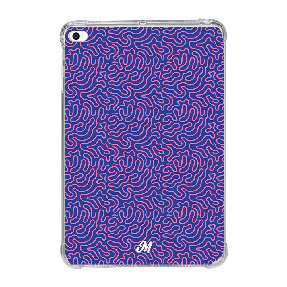 Pink Crazy Lines iPad Case - Mandala Cases