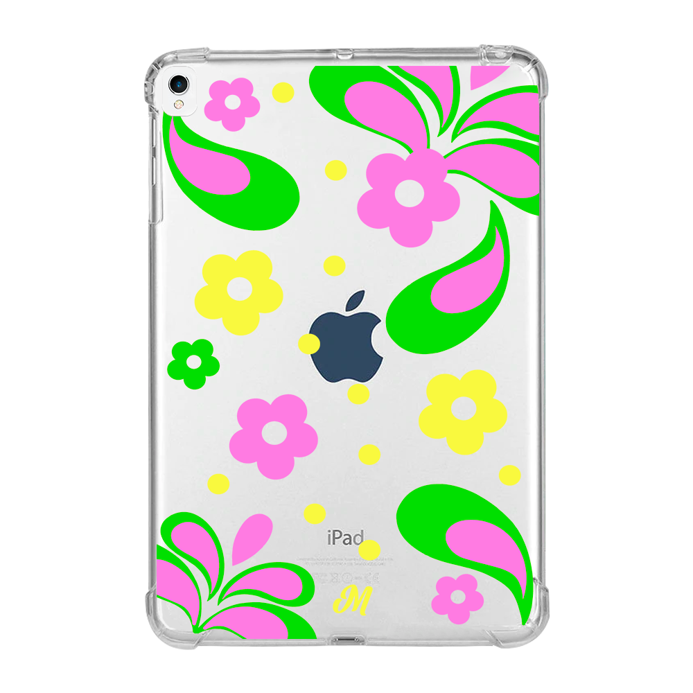 Flores Moradas Aesthetic iPad Case - Mandala Cases