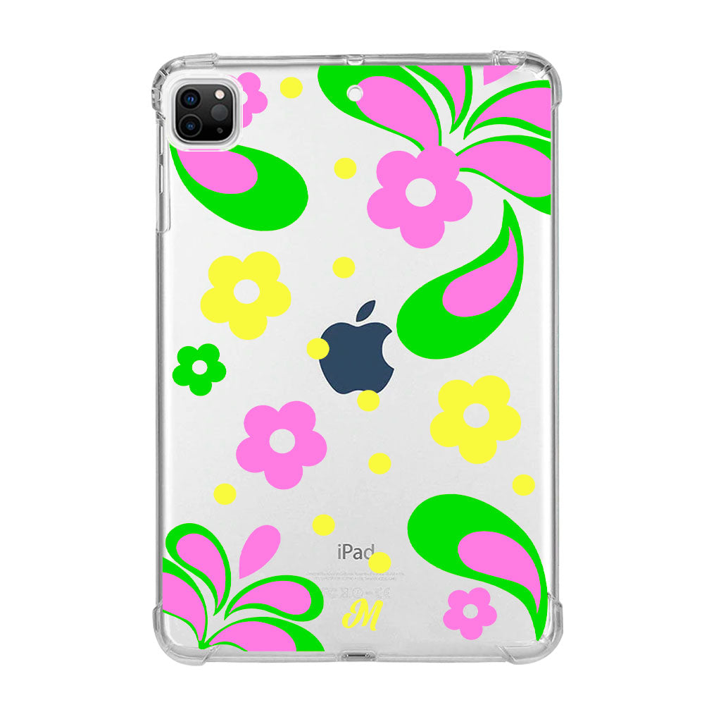 Flores Moradas Aesthetic iPad Case - Mandala Cases