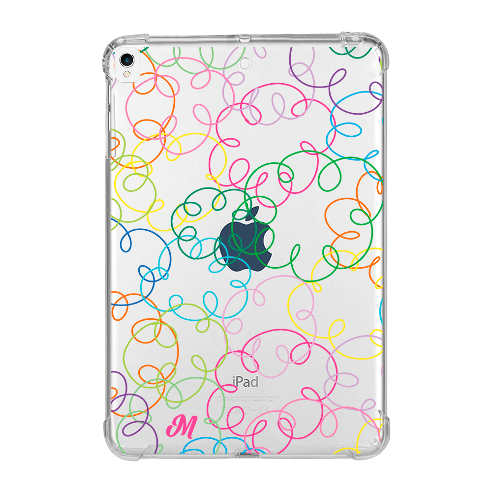 Curly Lines iPad Case - Mandala Cases