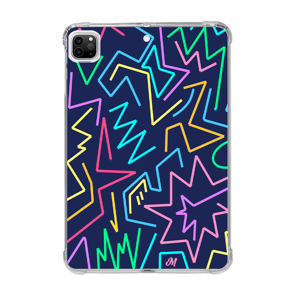 Lineas Magneticas Coloridas iPad Case - Mandala Cases