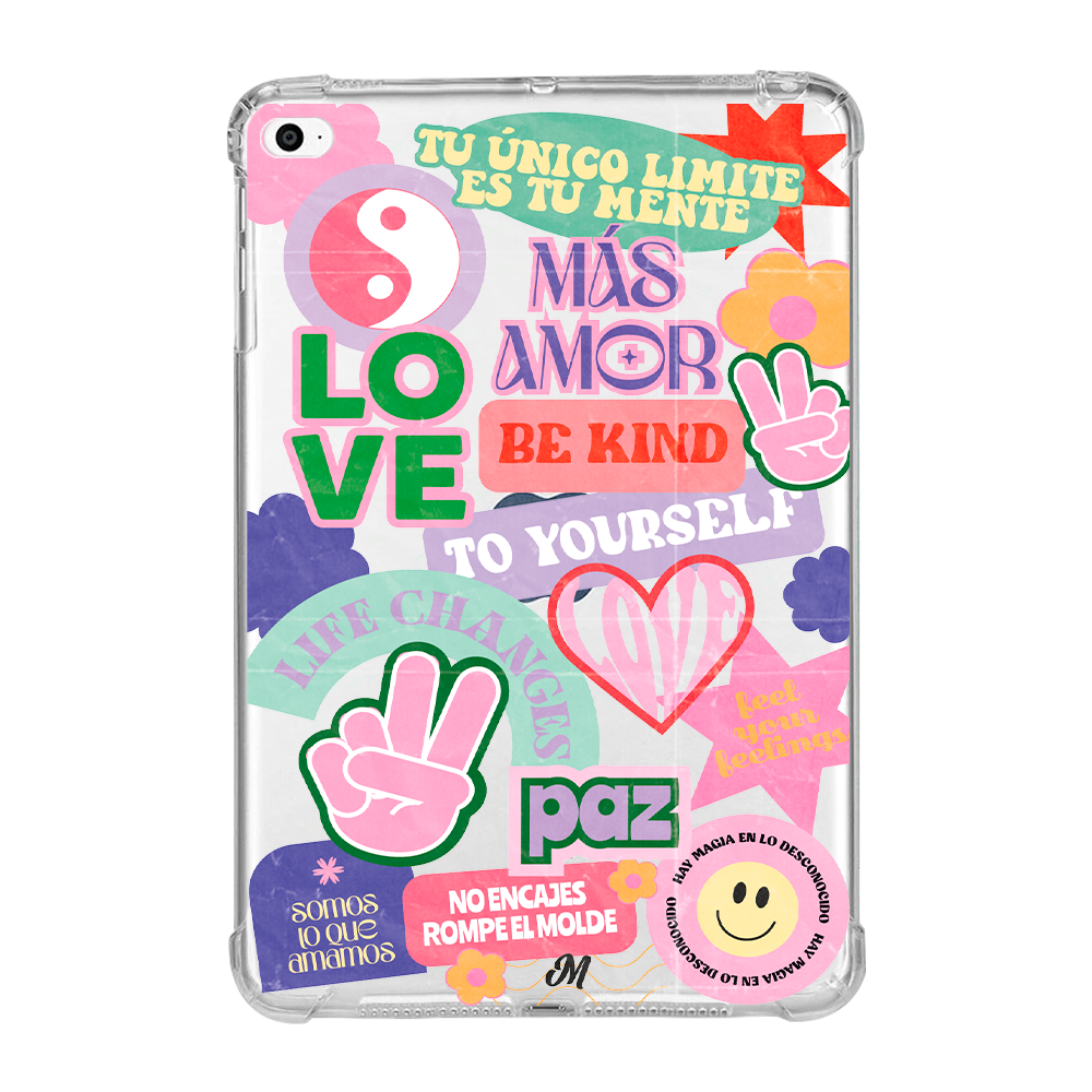 Stickers en collage iPad Case - Mandala Cases