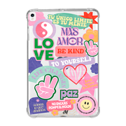 Stickers en collage iPad Case - Mandala Cases