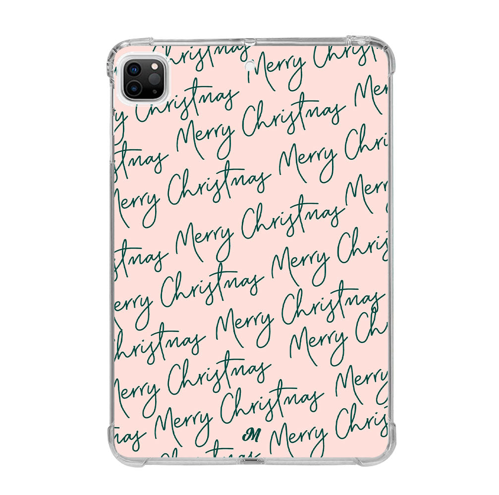 Merry Christmas iPad Case - Mandala Cases