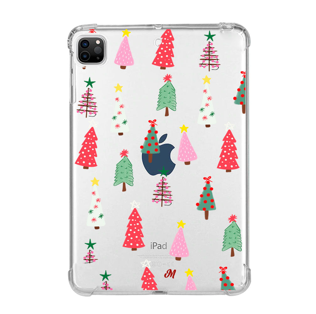 Arboles de navidad iPad Case - Mandala Cases