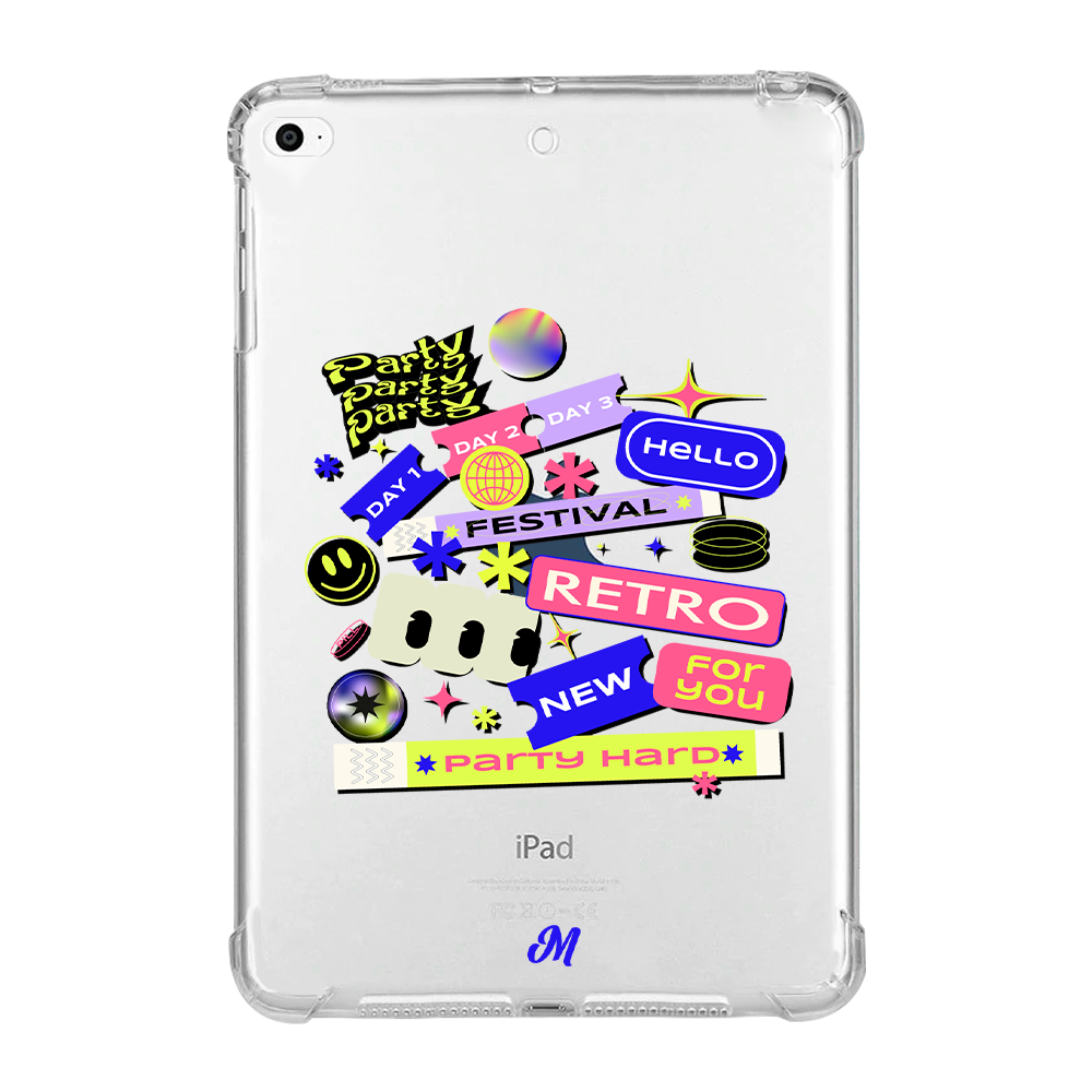 Festival Stickers iPad Case - Mandala Cases 