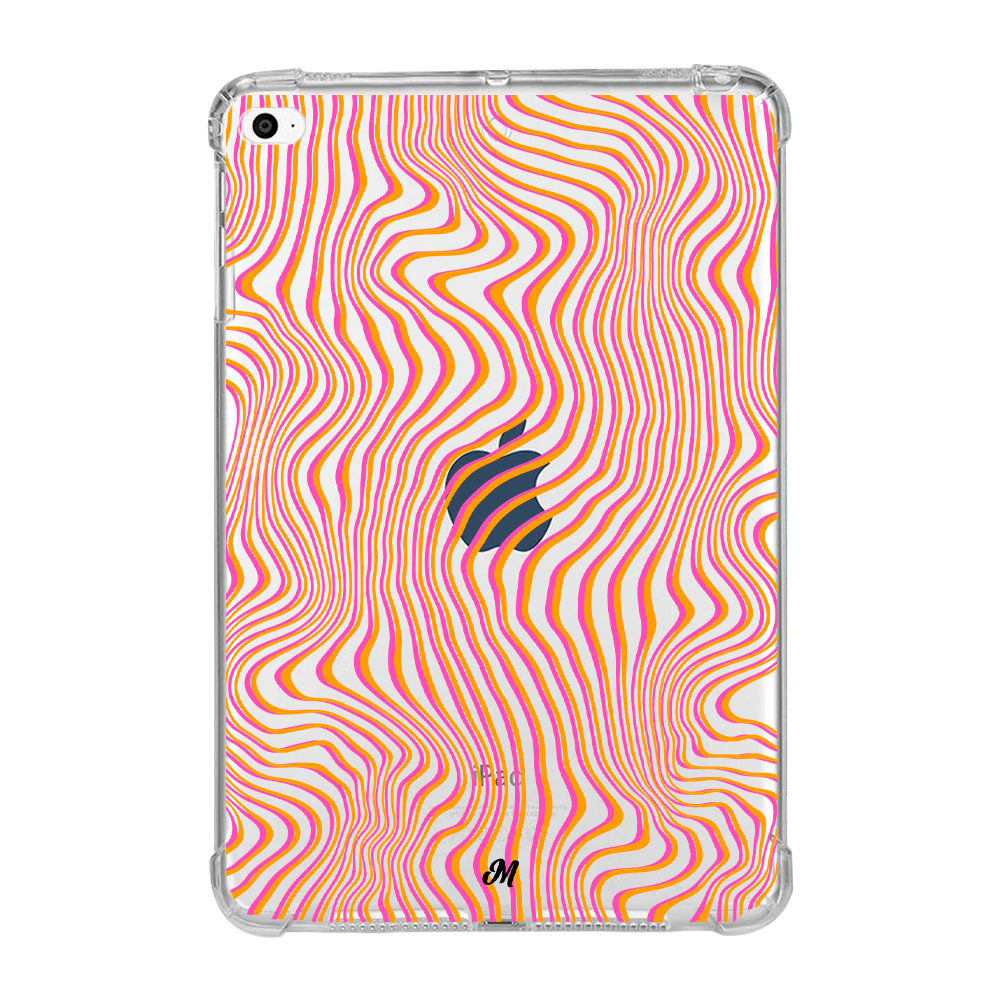 patron movimiento Naranja iPad Case - Mandala Cases
