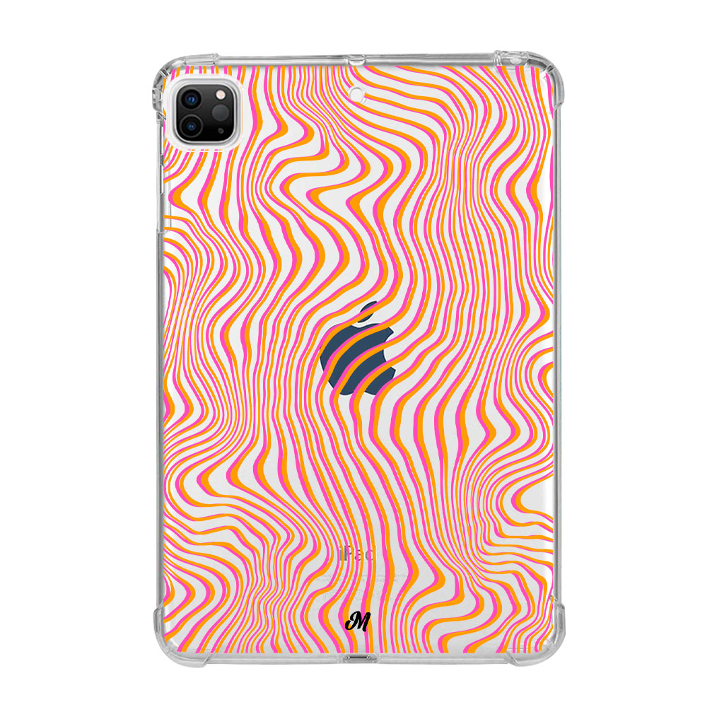 patron movimiento Naranja iPad Case - Mandala Cases