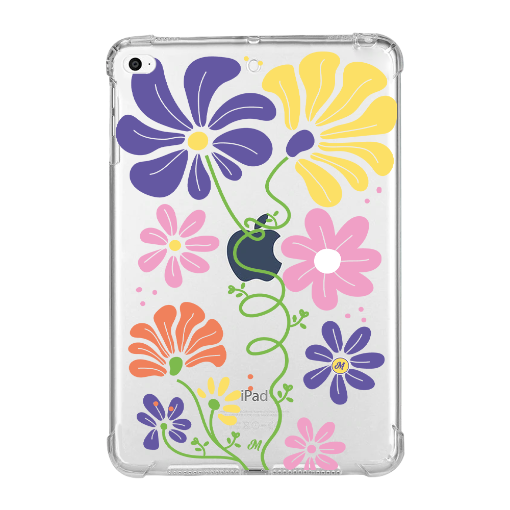 Flores abstractas iPad Case - Mandala Cases