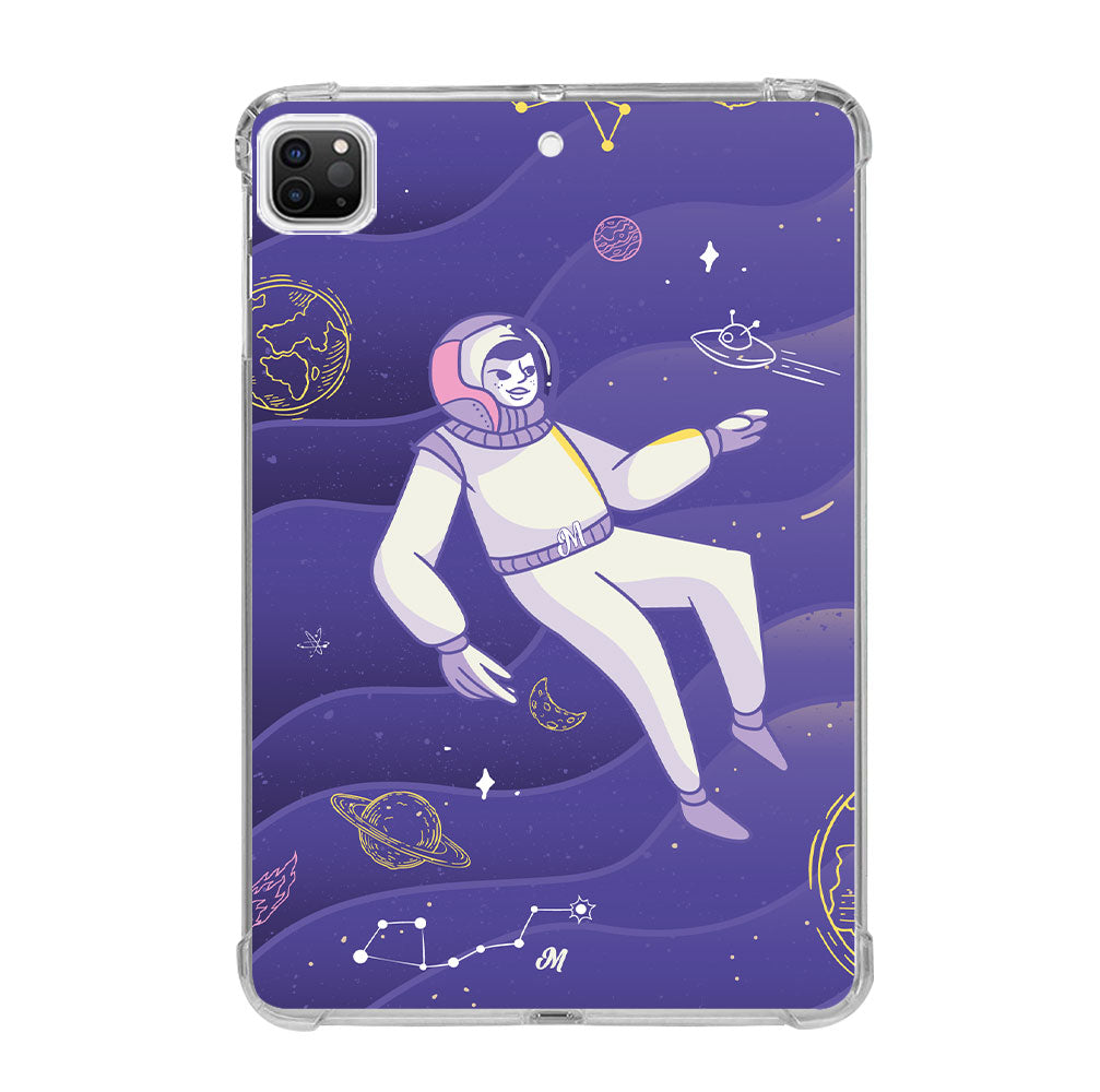 astronauta morado iPad Case - Mandala Cases 