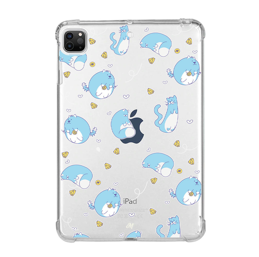 Gatos azules iPad Case - Mandala Cases