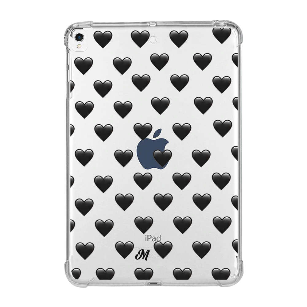 Corazón Negro iPad Case - Mandala Cases