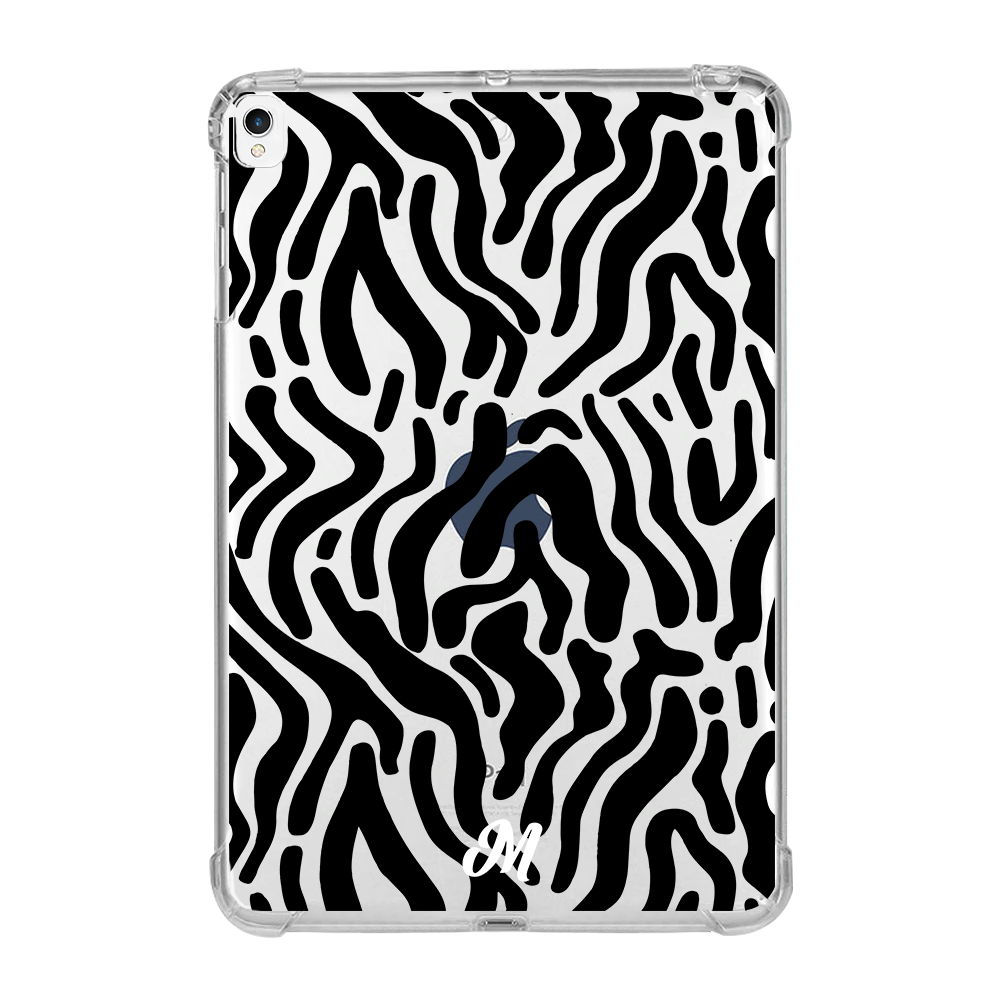 Dark Lines Print iPad Case - Mandala Cases