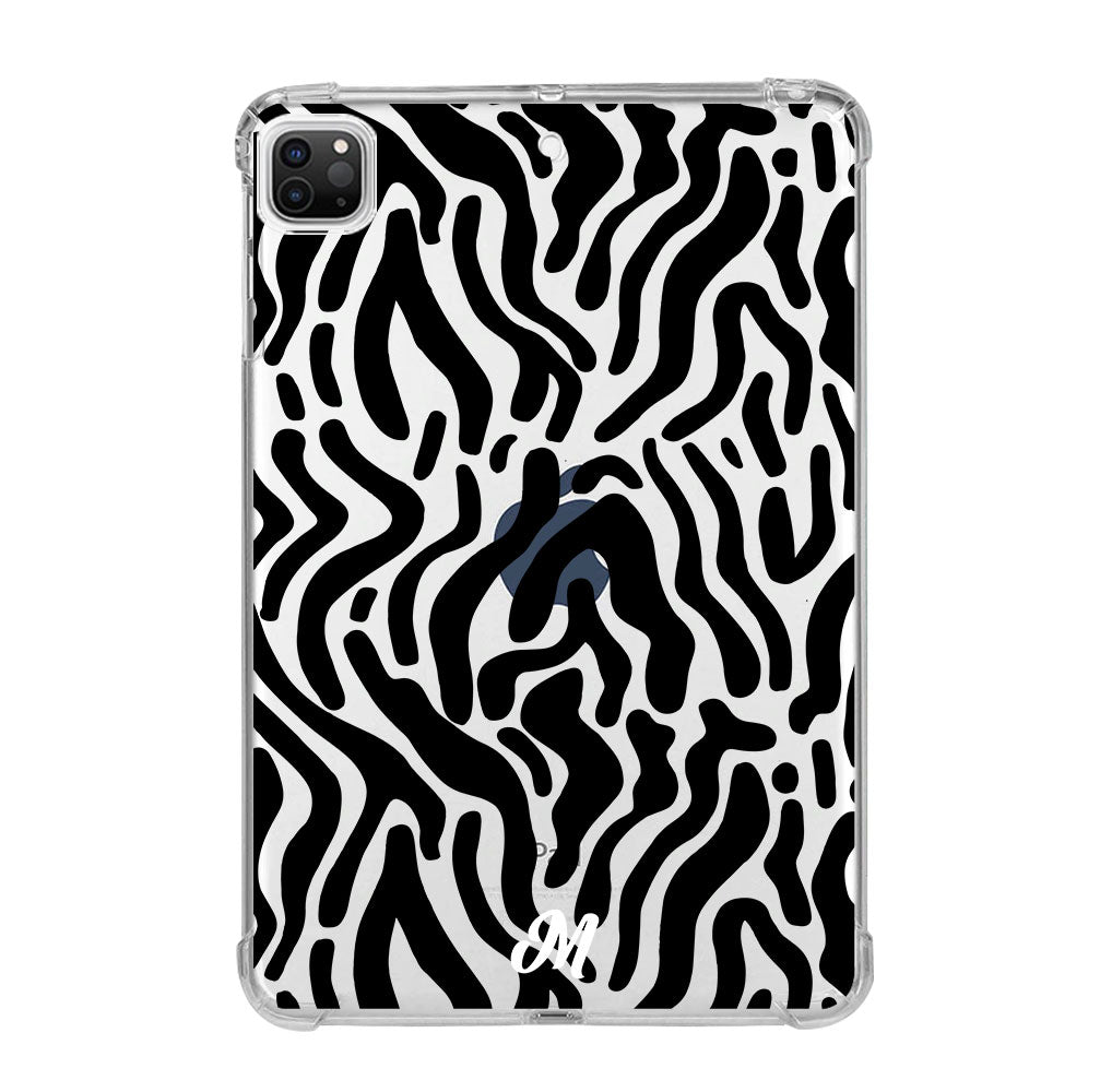 Dark Lines Print iPad Case - Mandala Cases