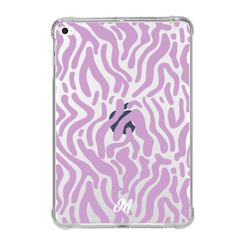 Purple Lines Print iPad Case - Mandala Cases