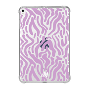 Purple Lines Print iPad Case - Mandala Cases