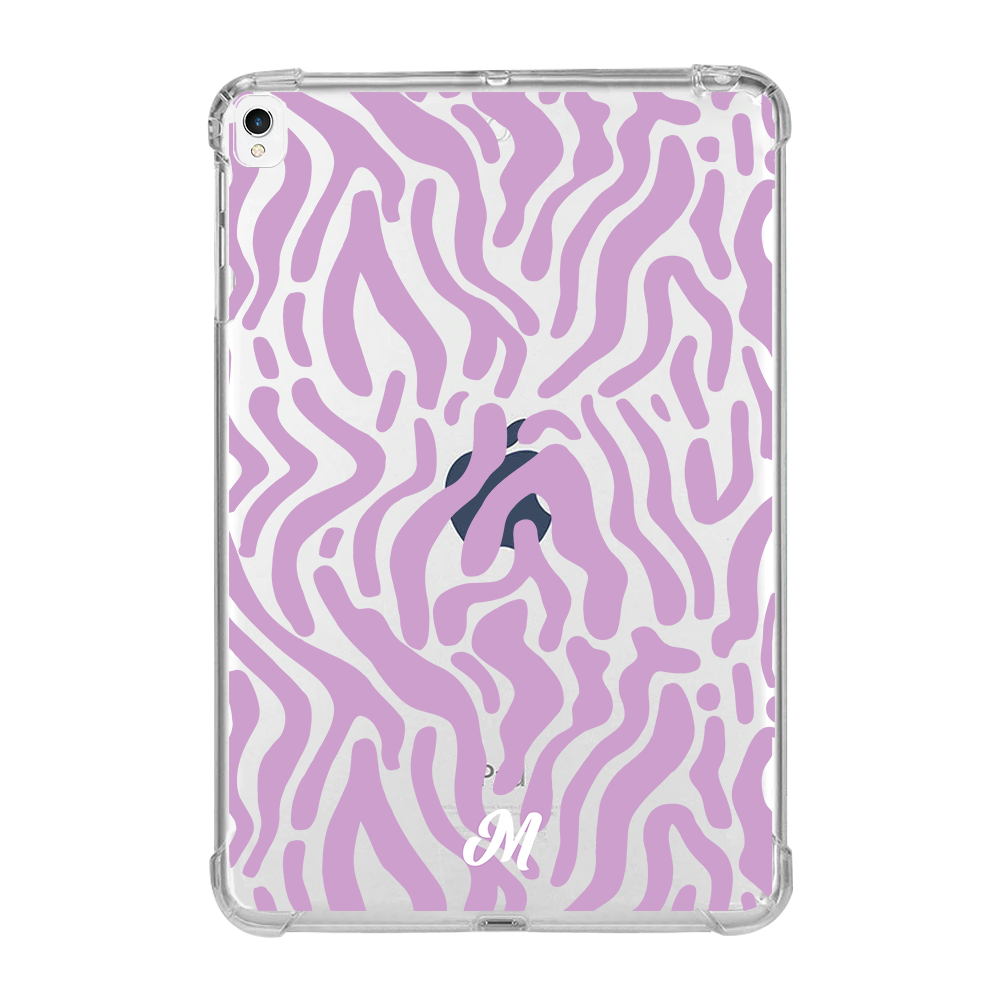 Purple Lines Print iPad Case - Mandala Cases