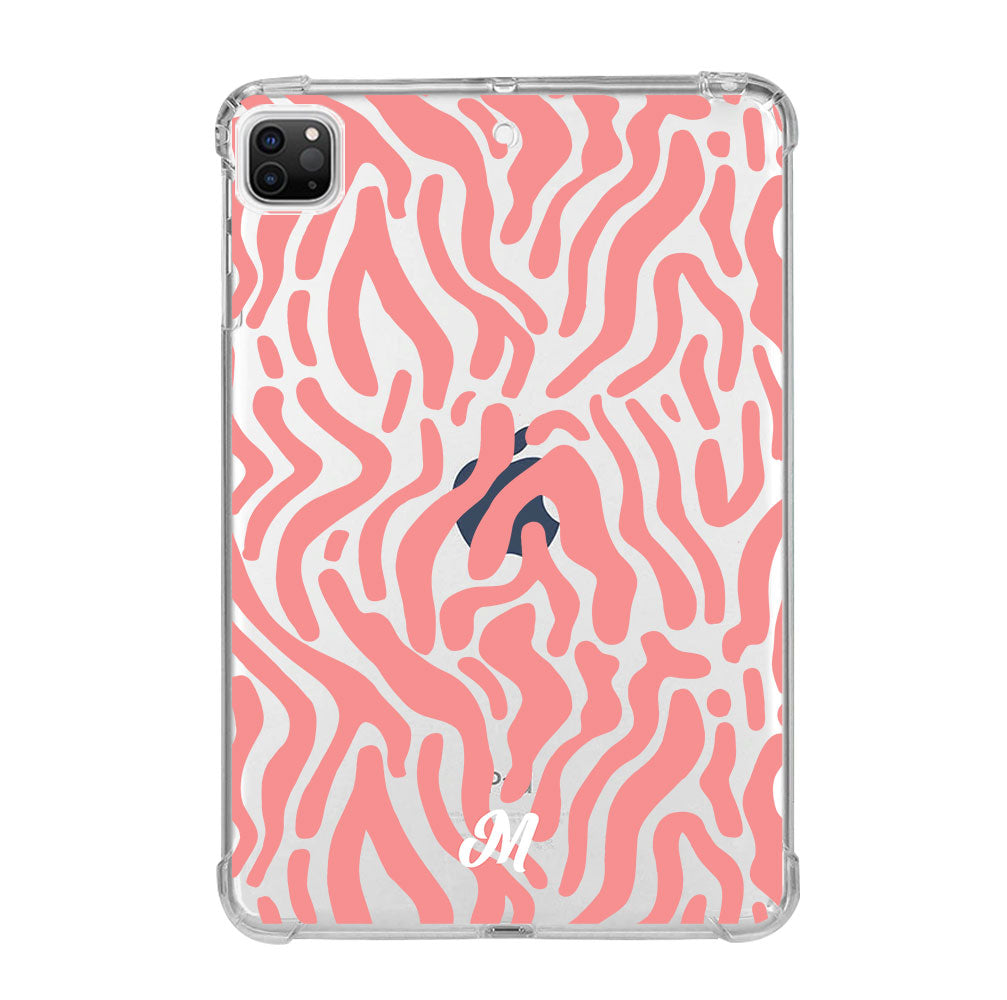 Coral Lines Print iPad Case - Mandala Cases
