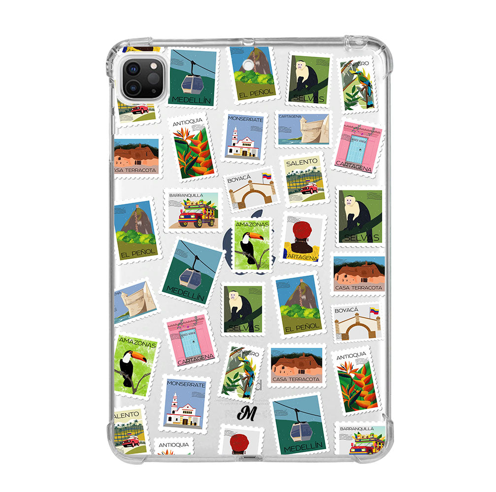 Stamp Colombia iPad Case - Mandala Cases