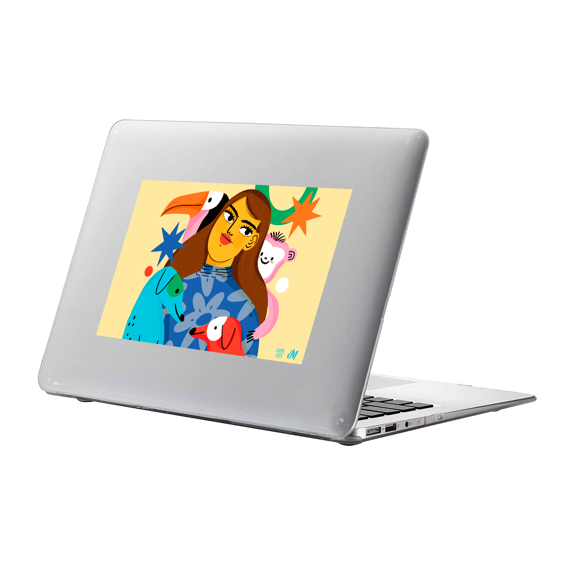 Señora Salvaje MacBook Case - Mandala Cases