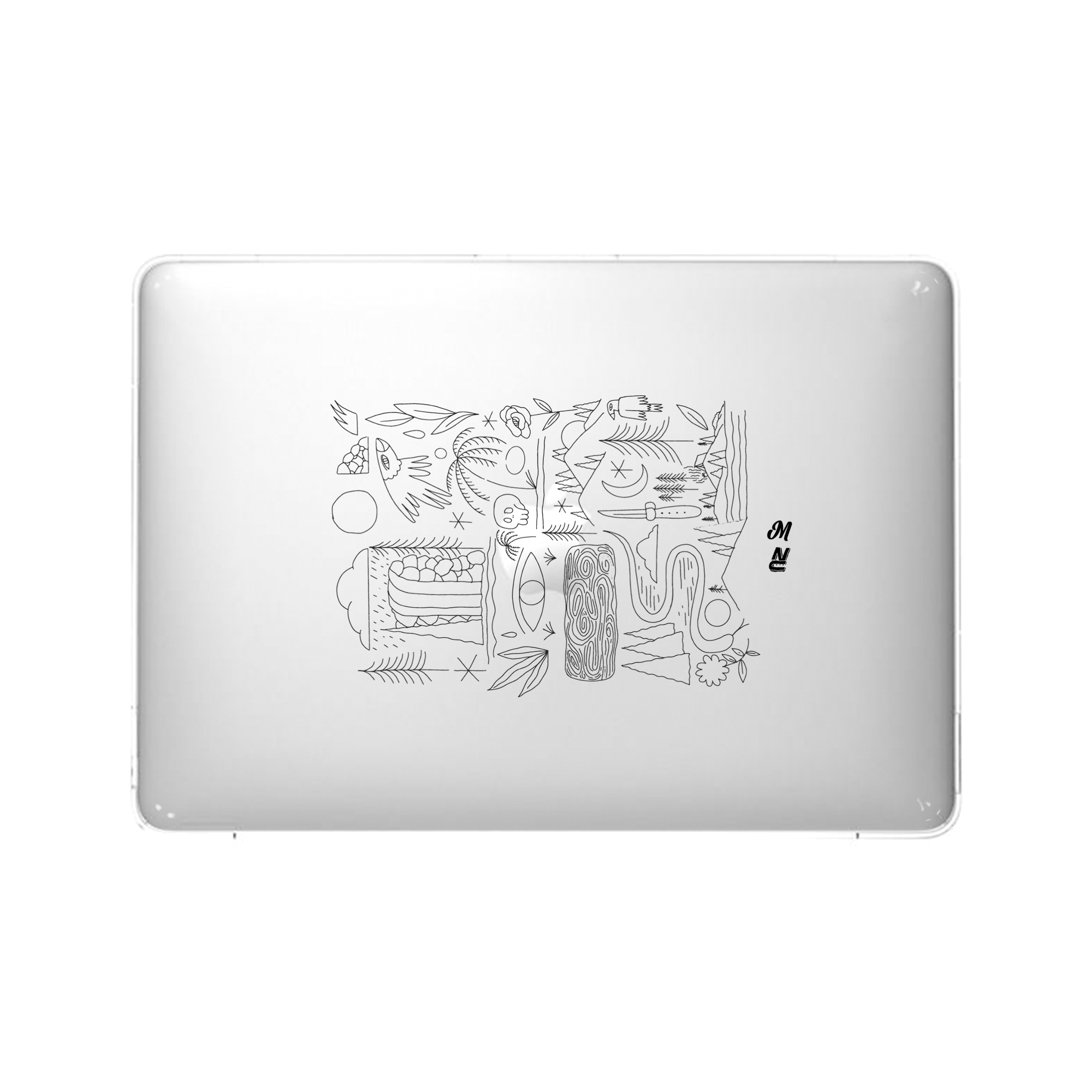 Misty Mountain Hop MacBook Case - Mandala Cases