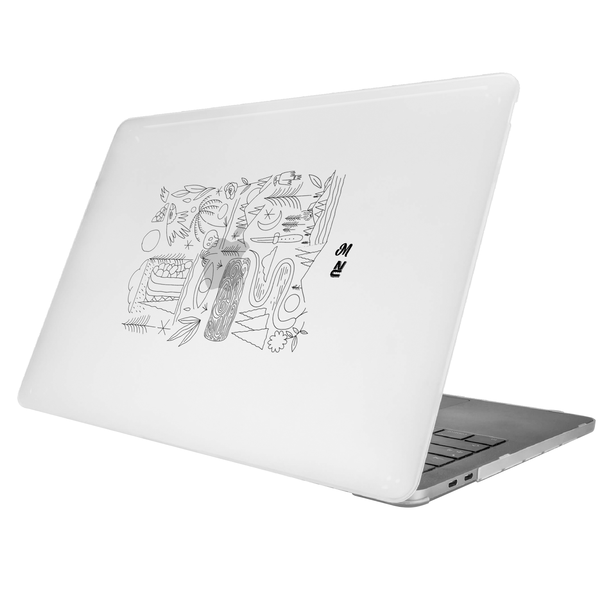 Misty Mountain Hop MacBook Case - Mandala Cases