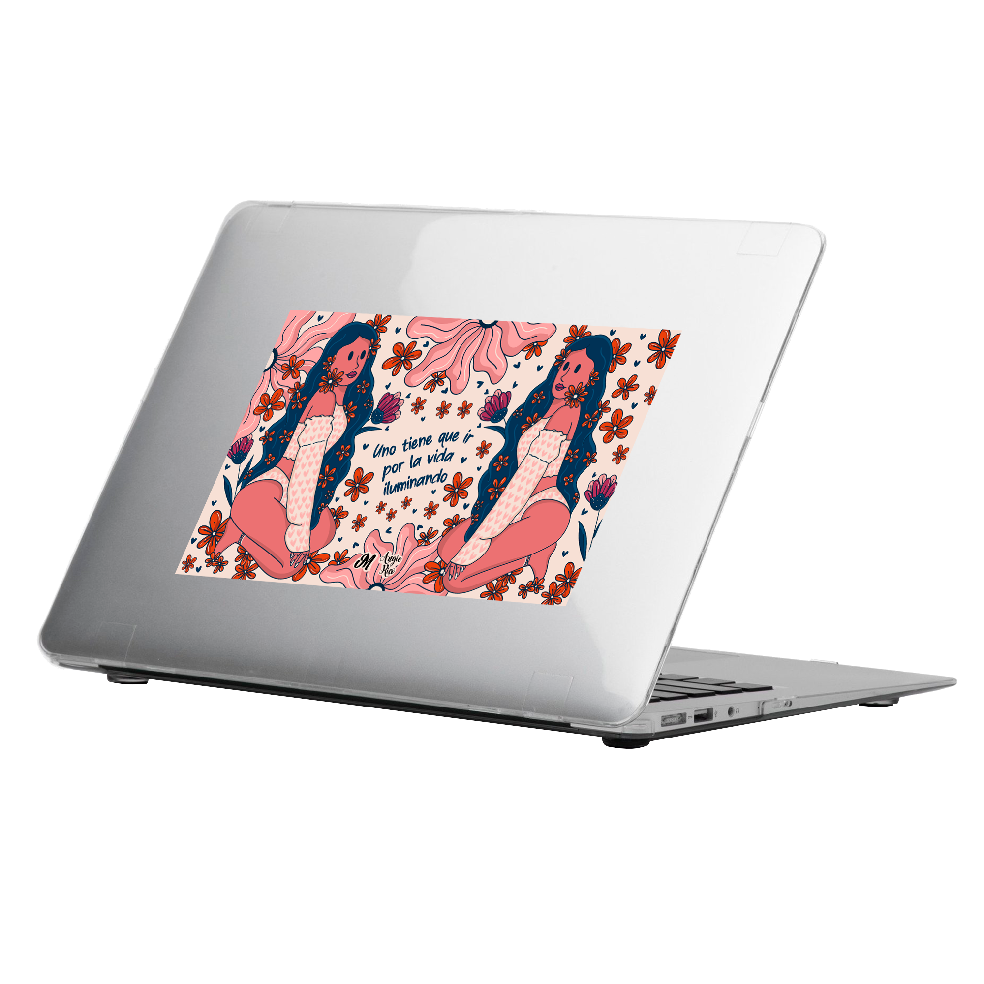 Mujer Iluminando MacBook Case - Mandala Cases