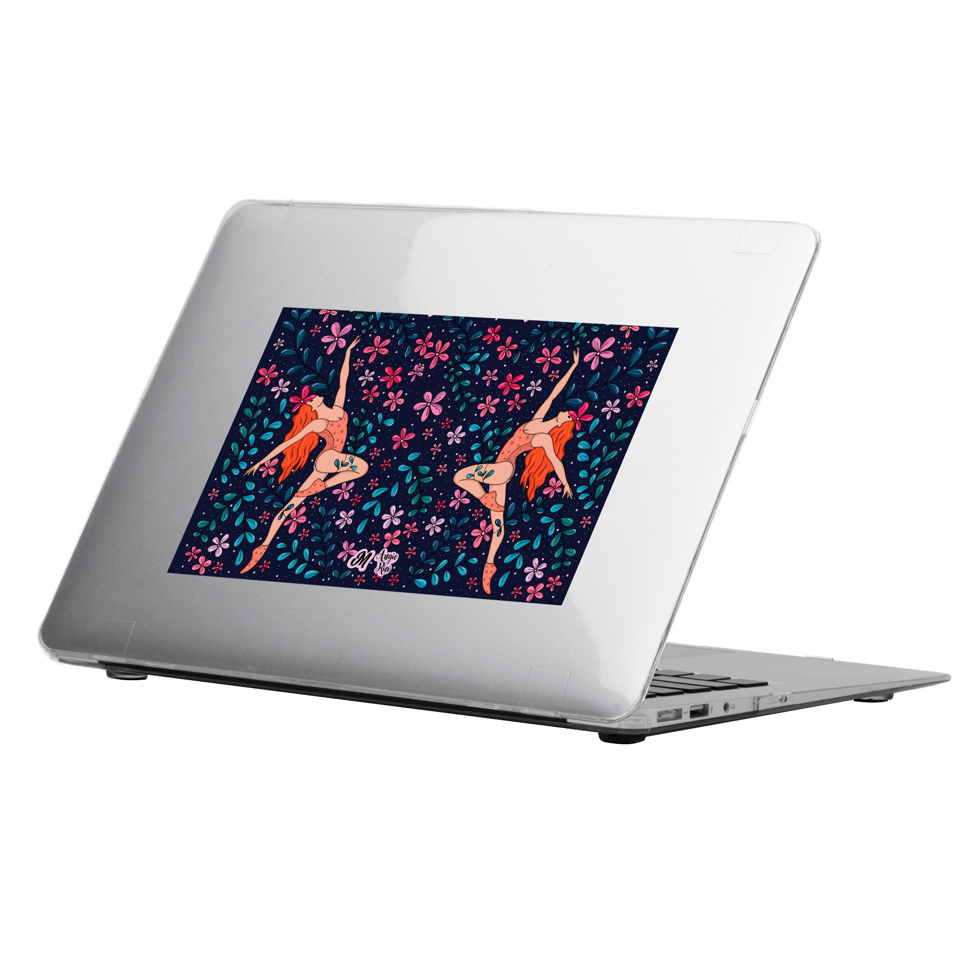 Bailarina Salmón MacBook Case - Mandala Cases