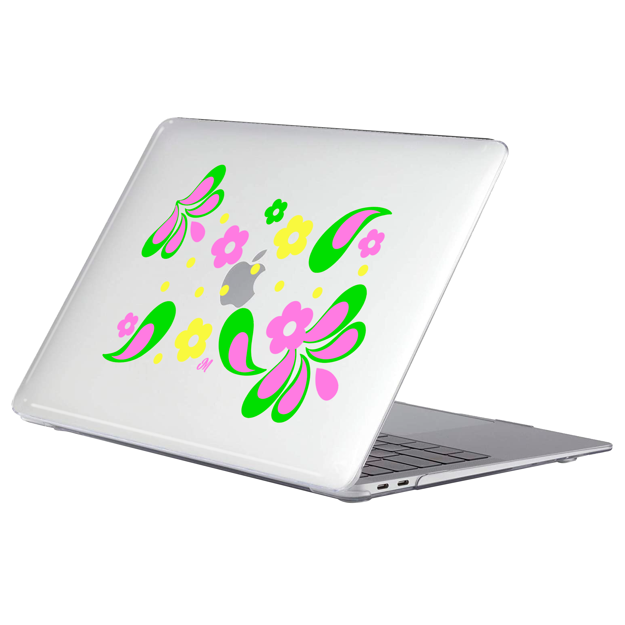 Flores Moradas Aesthetic MacBook Case - Mandala Cases