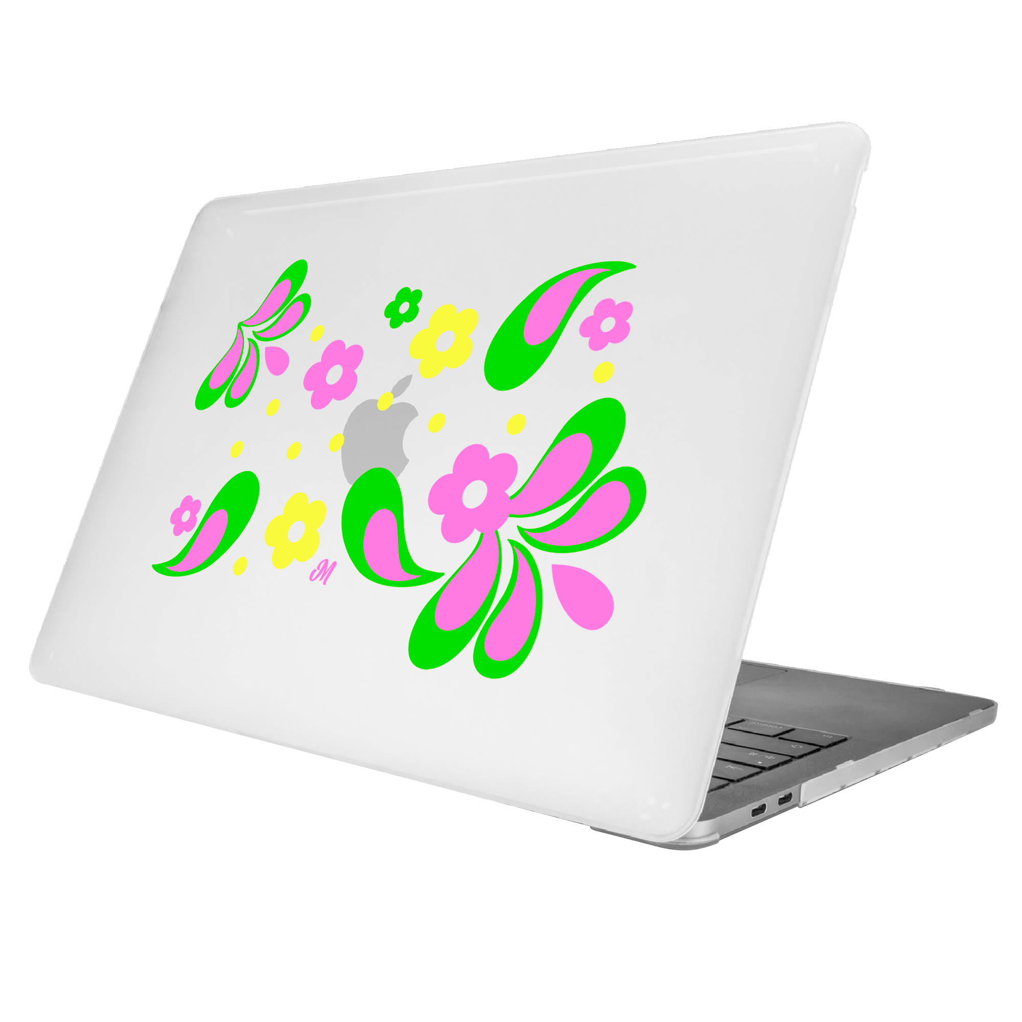 Flores Moradas Aesthetic MacBook Case - Mandala Cases