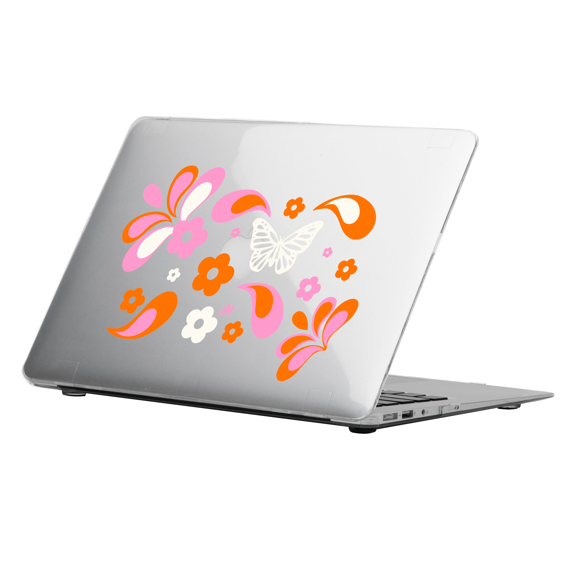 Flores Rojas Aesthetic MacBook Case - Mandala Cases