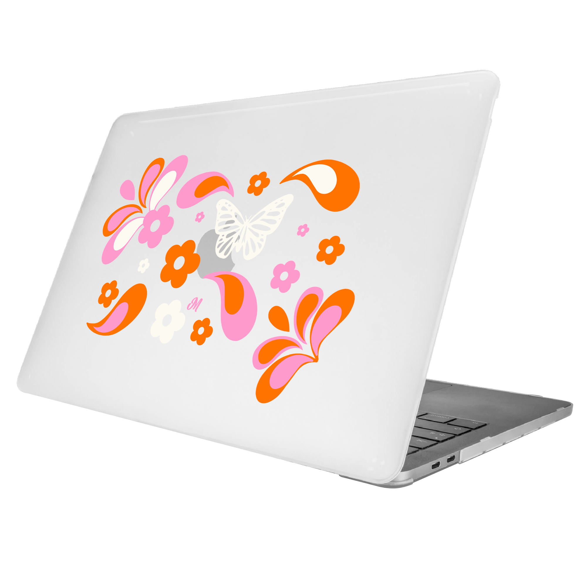 Flores Rojas Aesthetic MacBook Case - Mandala Cases