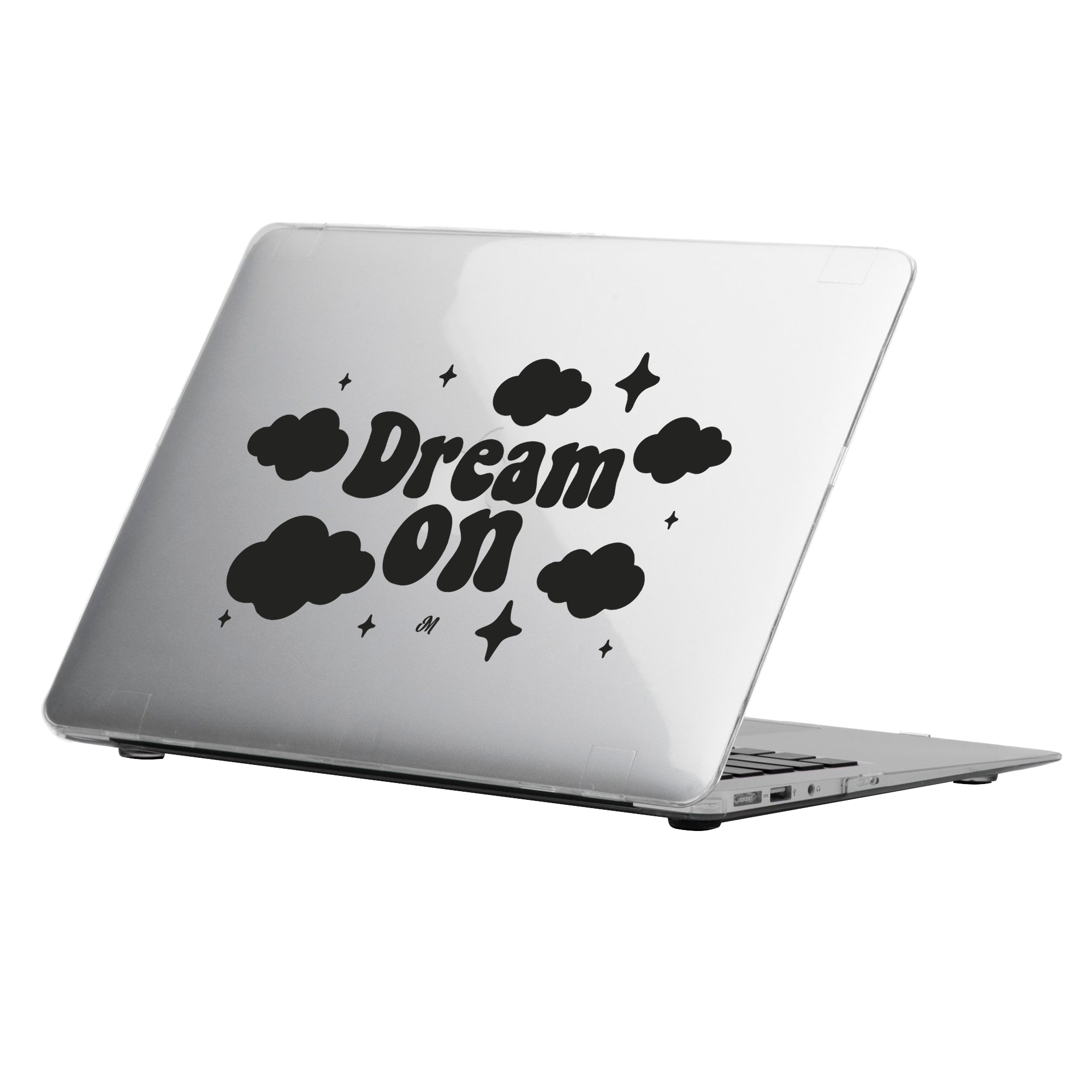 Dream On Negro MacBook Case - Mandala Cases