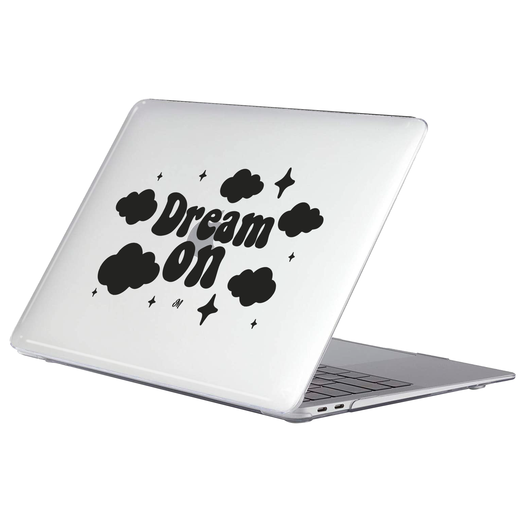 Dream On Negro MacBook Case - Mandala Cases