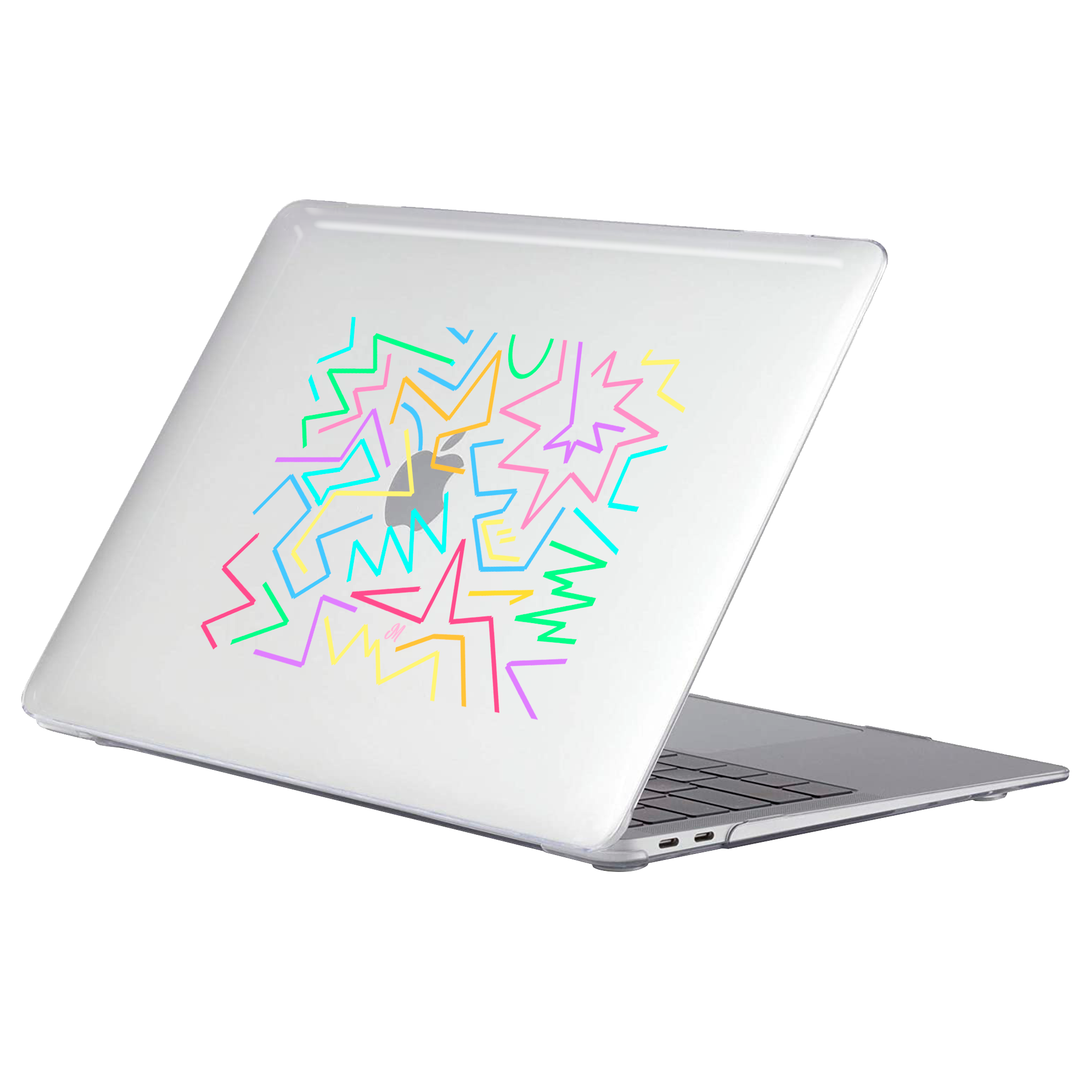 Lineas Magneticas Coloridas MacBook Case - Mandala Cases