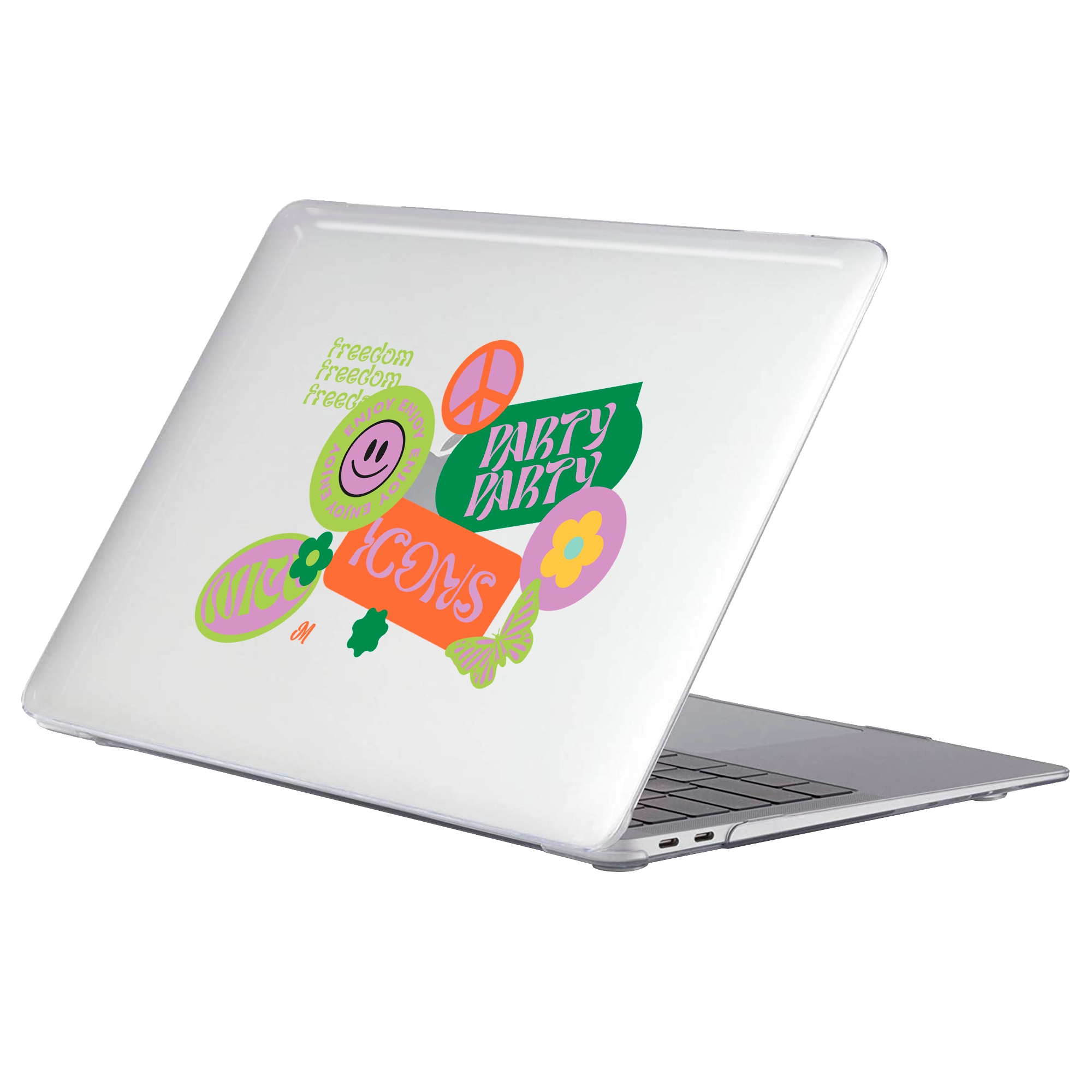 Freedom Stickers MacBook Case - Mandala Cases 