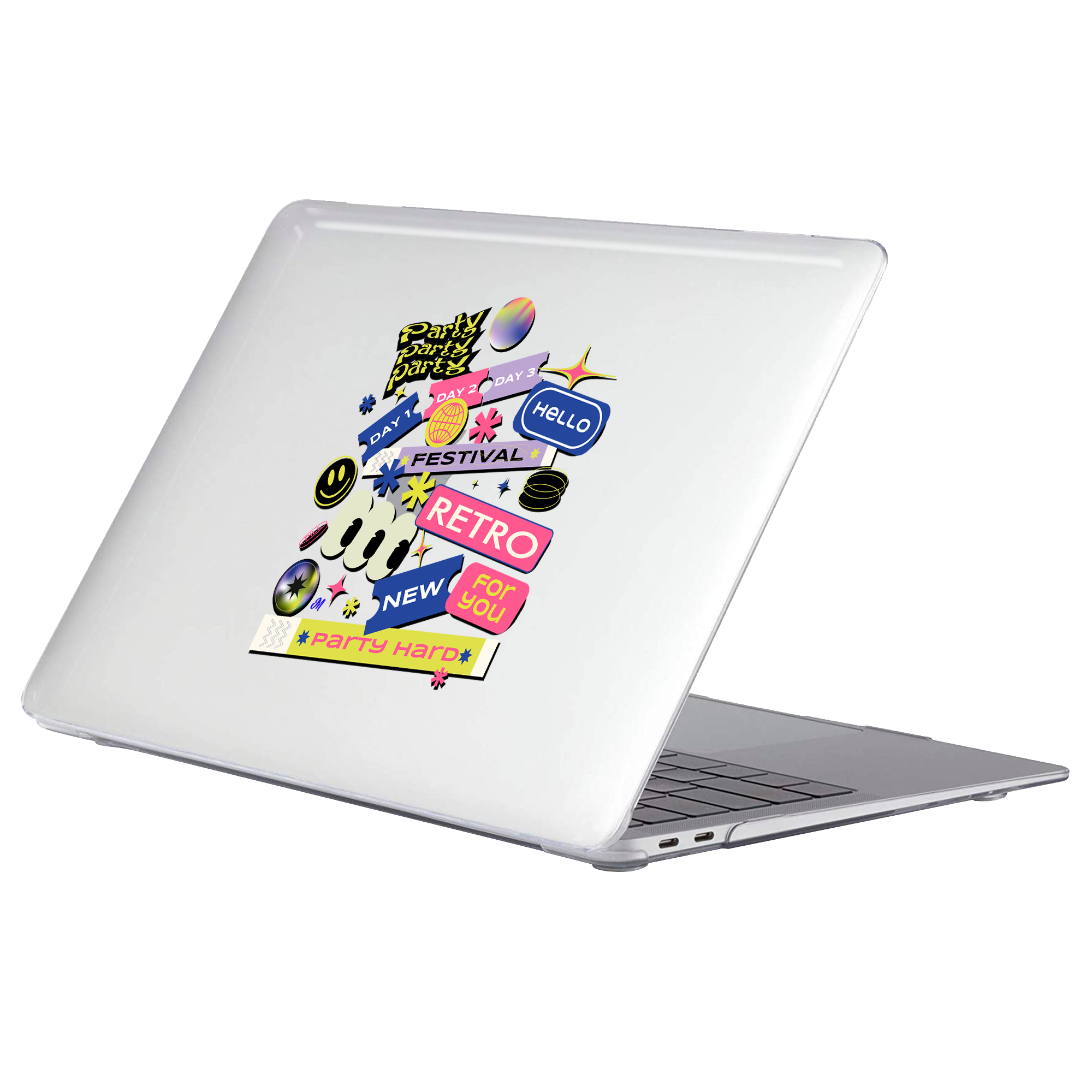 Festival Stickers MacBook Case - Mandala Cases 