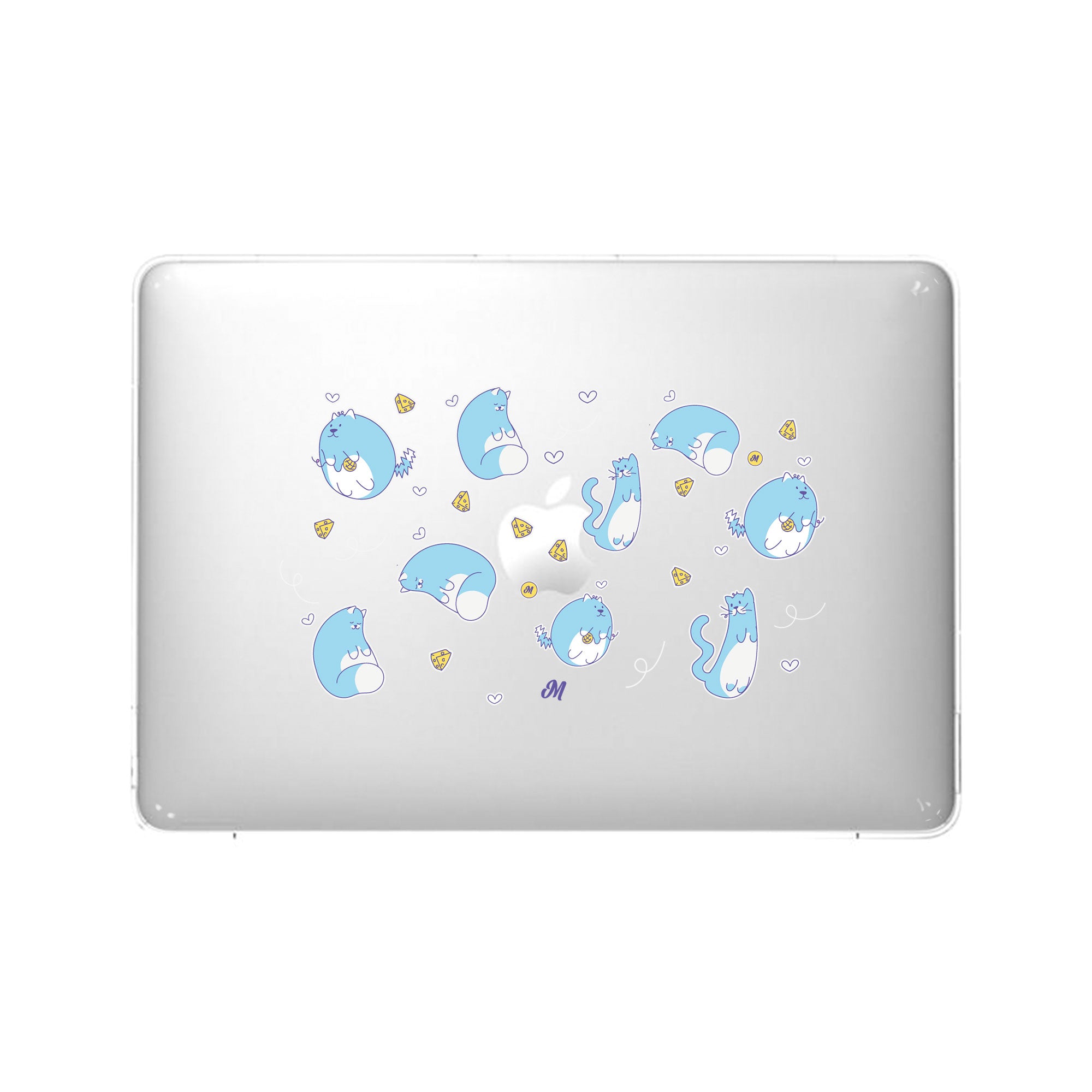 Gatos azules MacBook Case - Mandala Cases 
