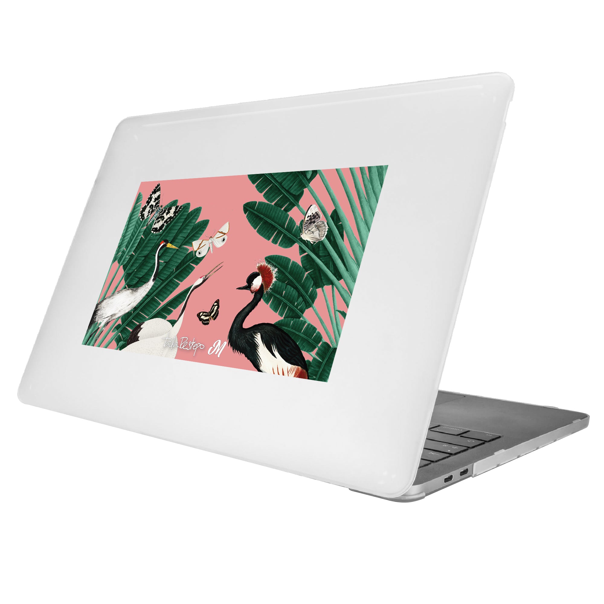 Pink birds MacBook Case - Mandala Cases