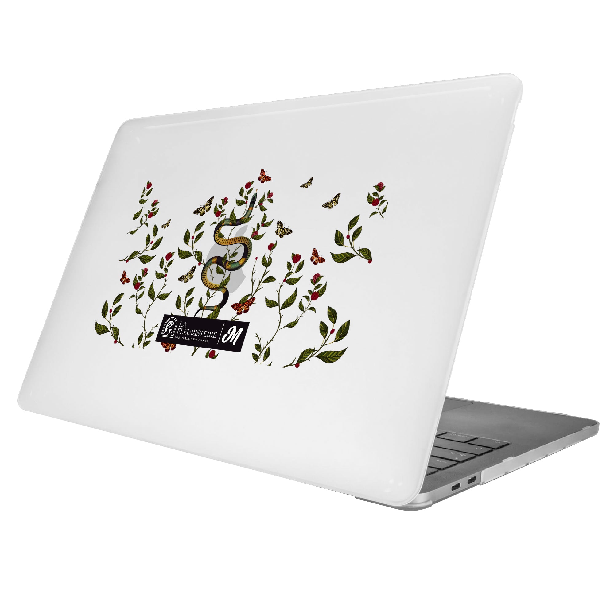 Snake flowers MacBook Case - Mandala Cases
