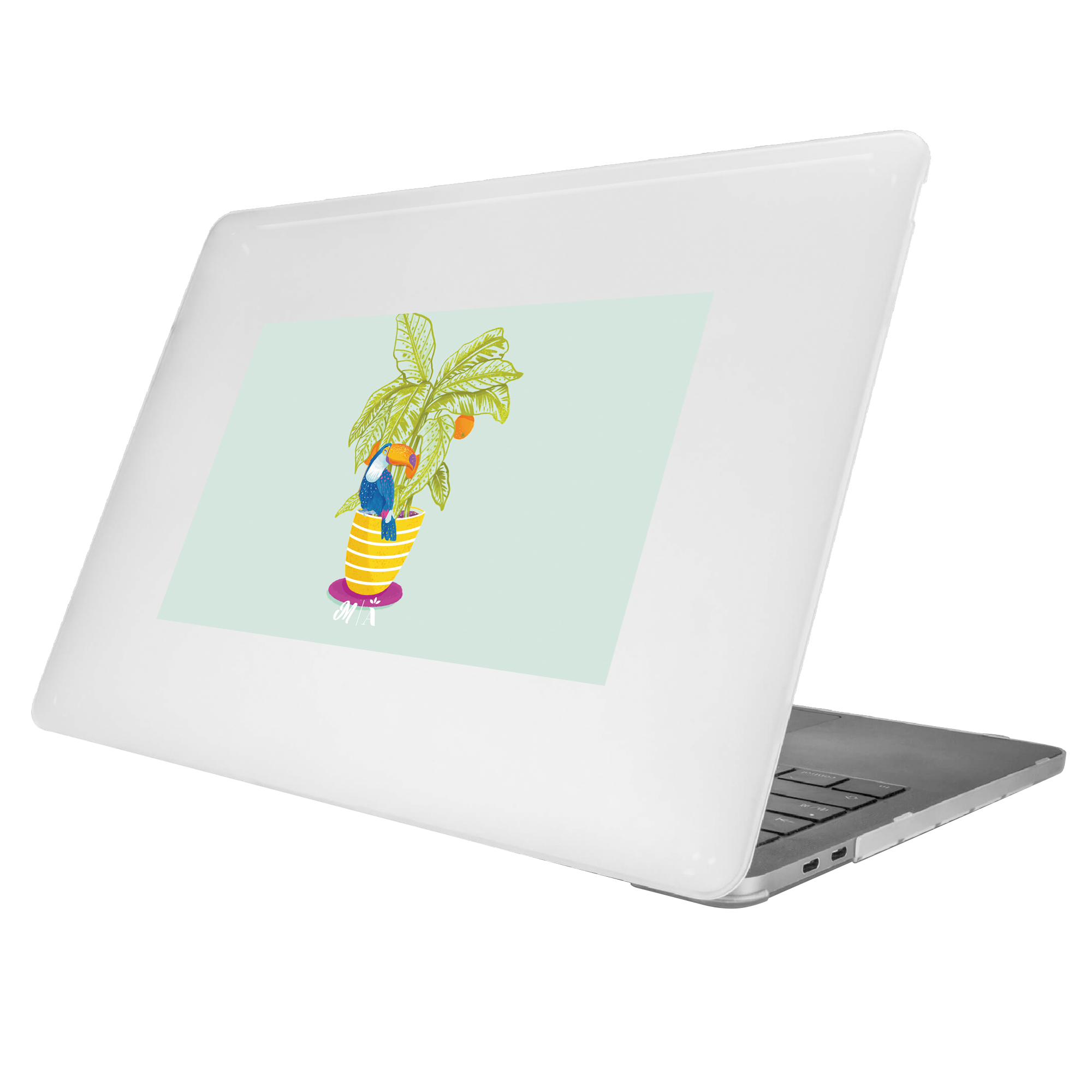 Tucán Floral MacBook Case - Mandala Cases 