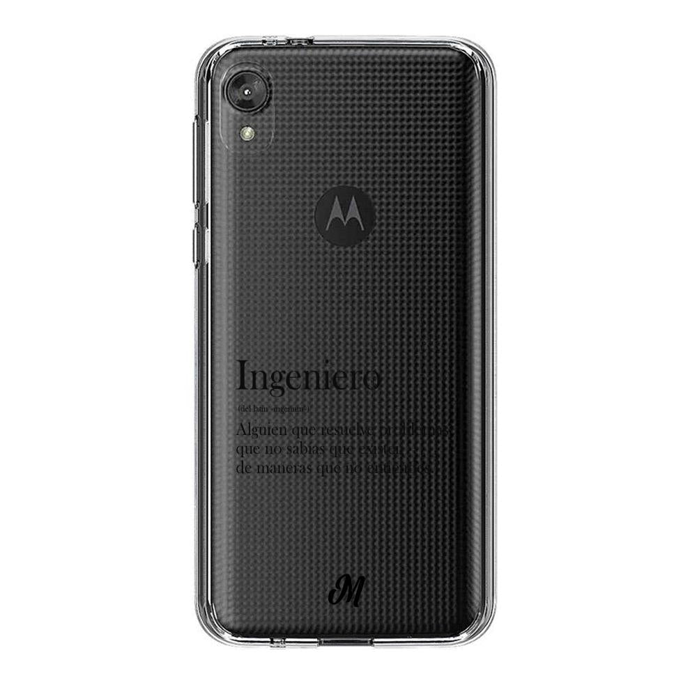 Case para Motorola E6 play Funda Ingeniero - Mandala Cases