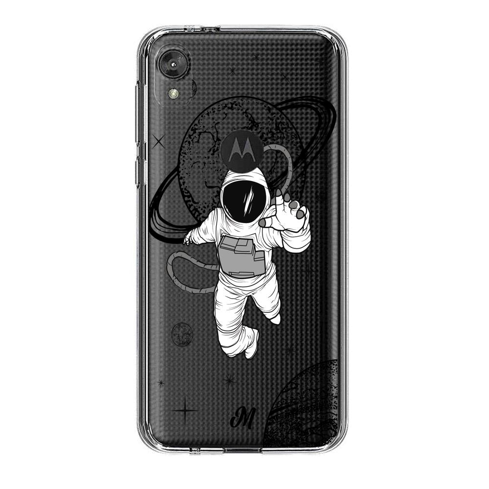 Case para Motorola E6 play Funda Saturno Astronauta - Mandala Cases