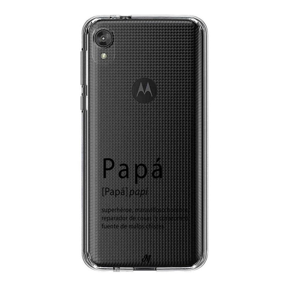 Case para Motorola E6 play Funda papá  - Mandala Cases