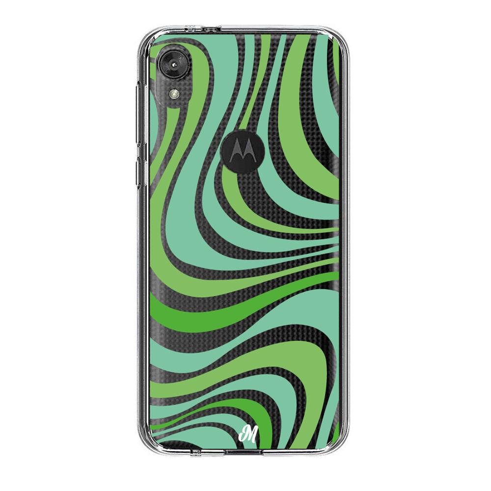 Case para Motorola E6 play Groovy verde - Mandala Cases